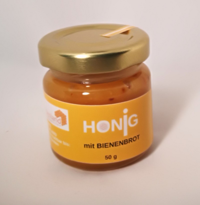 Honig mit Bienenbrot